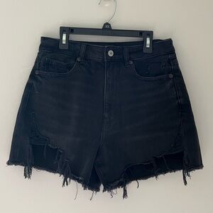 American Eagle Black Jean Shorts